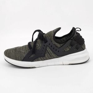 Coolway Knit Running Trainer Shoes Sneakers Black Gray Men's US 11 EU 44